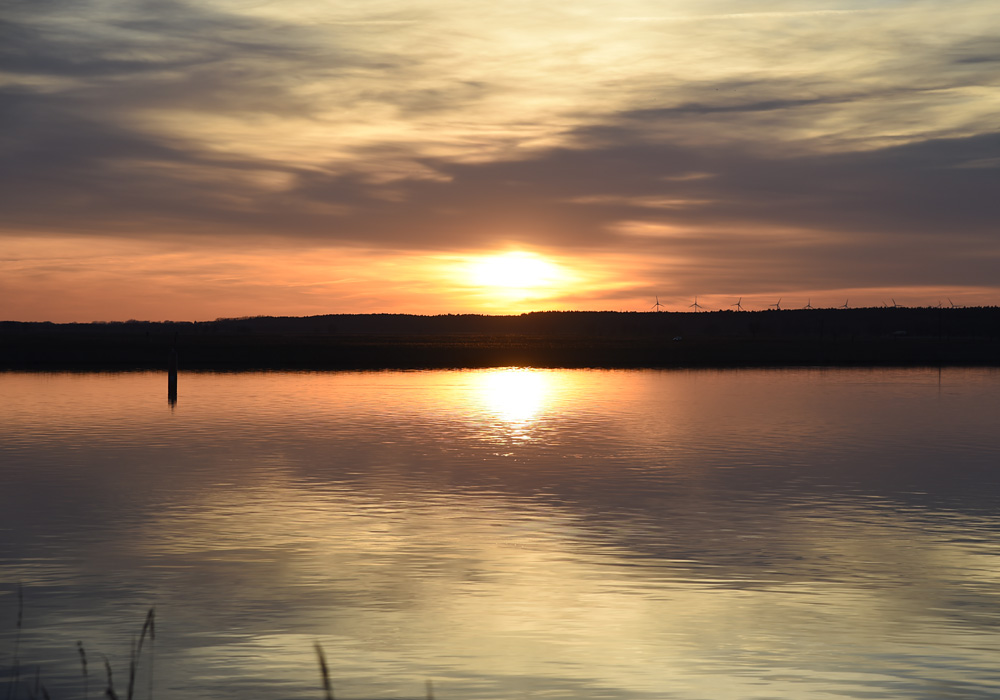 Bruecke Anklam Sunset, 2
