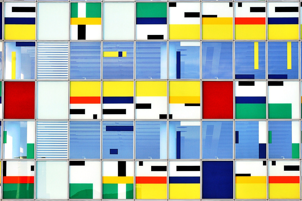 Bunte Fenster - D´Dorf Medienhafen 10/2009