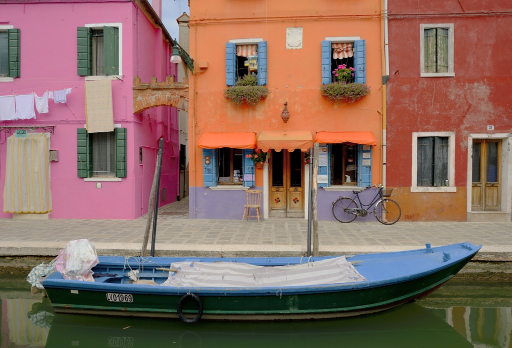 Burano mit Fahrrad