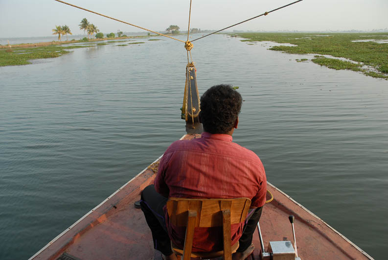By housboat in the Backwaters of Kerala