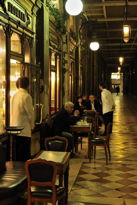 Cafe Florian zu später Stunde