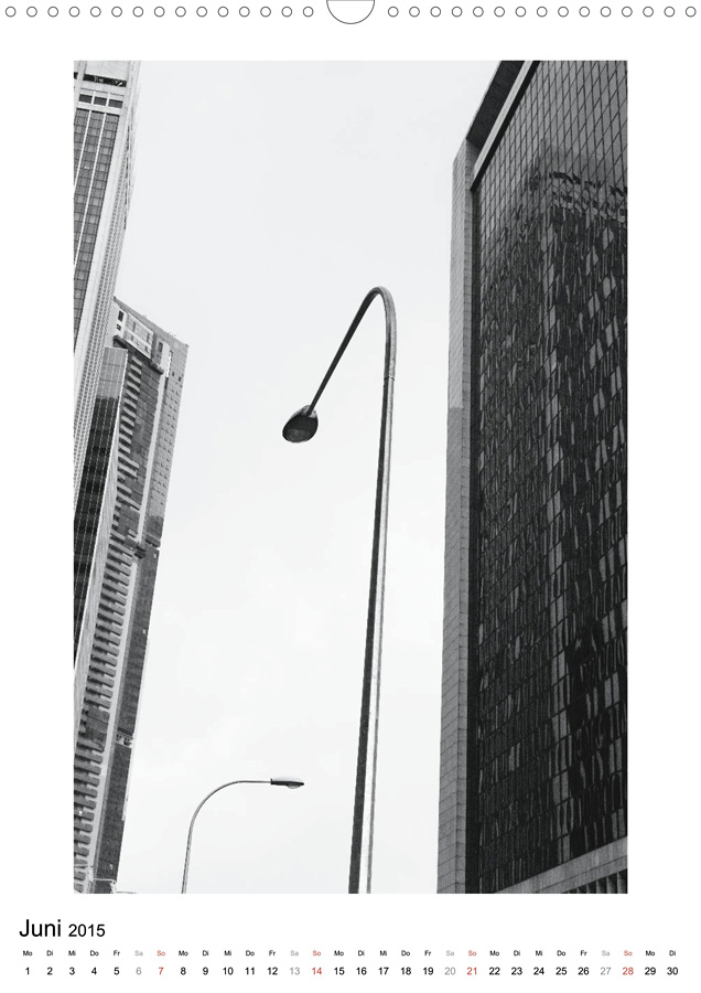 Calvendo Kalender Singapur Juni