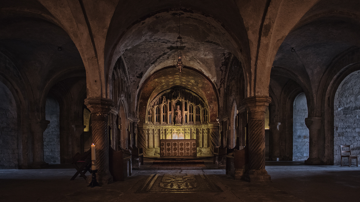 Canterbury  Cathedrale Krypta