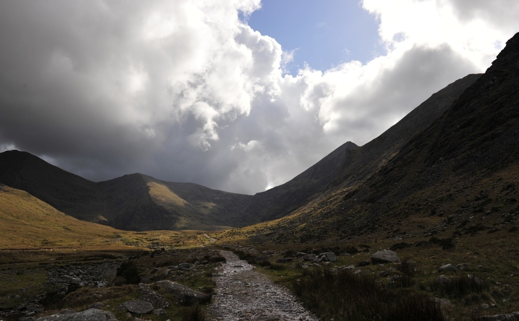 Carrauntoohil, höhster Berg Irlands (ca. 1040m)