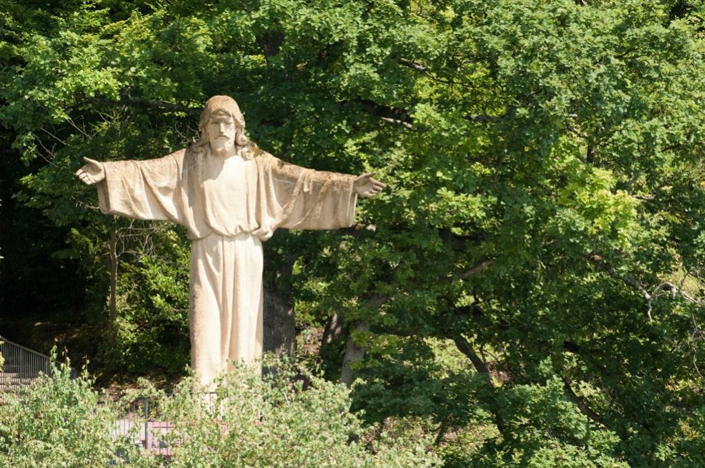Christus Statue bei Meggenhorn LU
