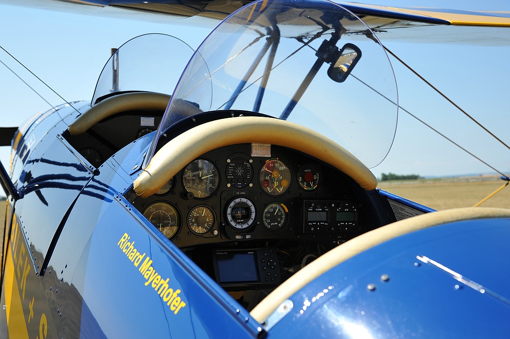 Cockpits, Cockpits, Cockpits!

(Bücker) T131 PA Jungmann
OE-ARM von Richard Mayerhofer
Doppeldecker