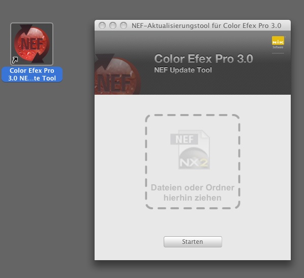 Color Efex Pro 3.0 NEF Update Tool Bild 01