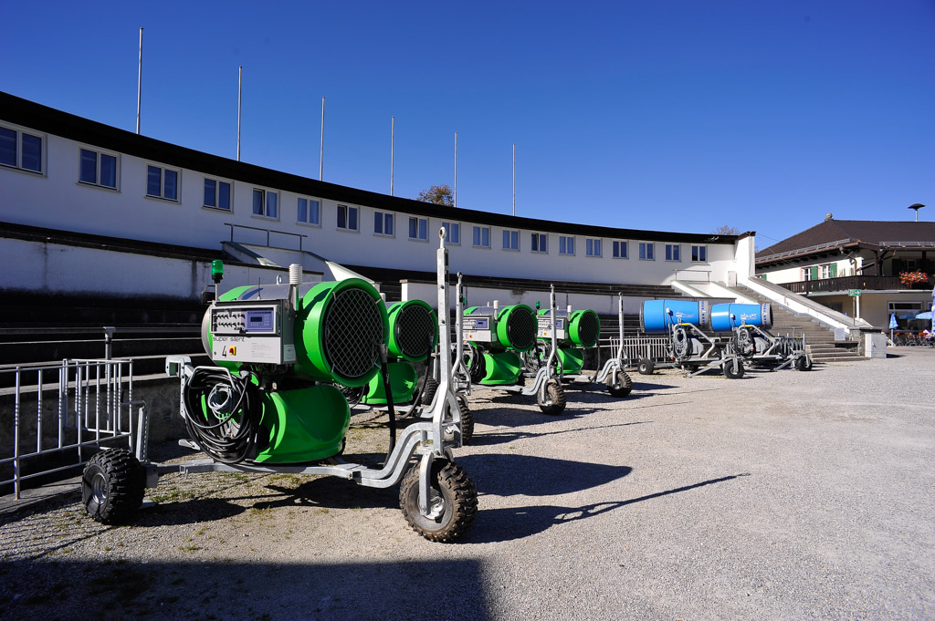 Das Arsenal der Schnee-"Artillerie"