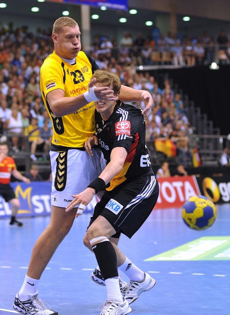 David gegen Goliath, der Lette Christophans gegen Sven-Sören Christophersen.