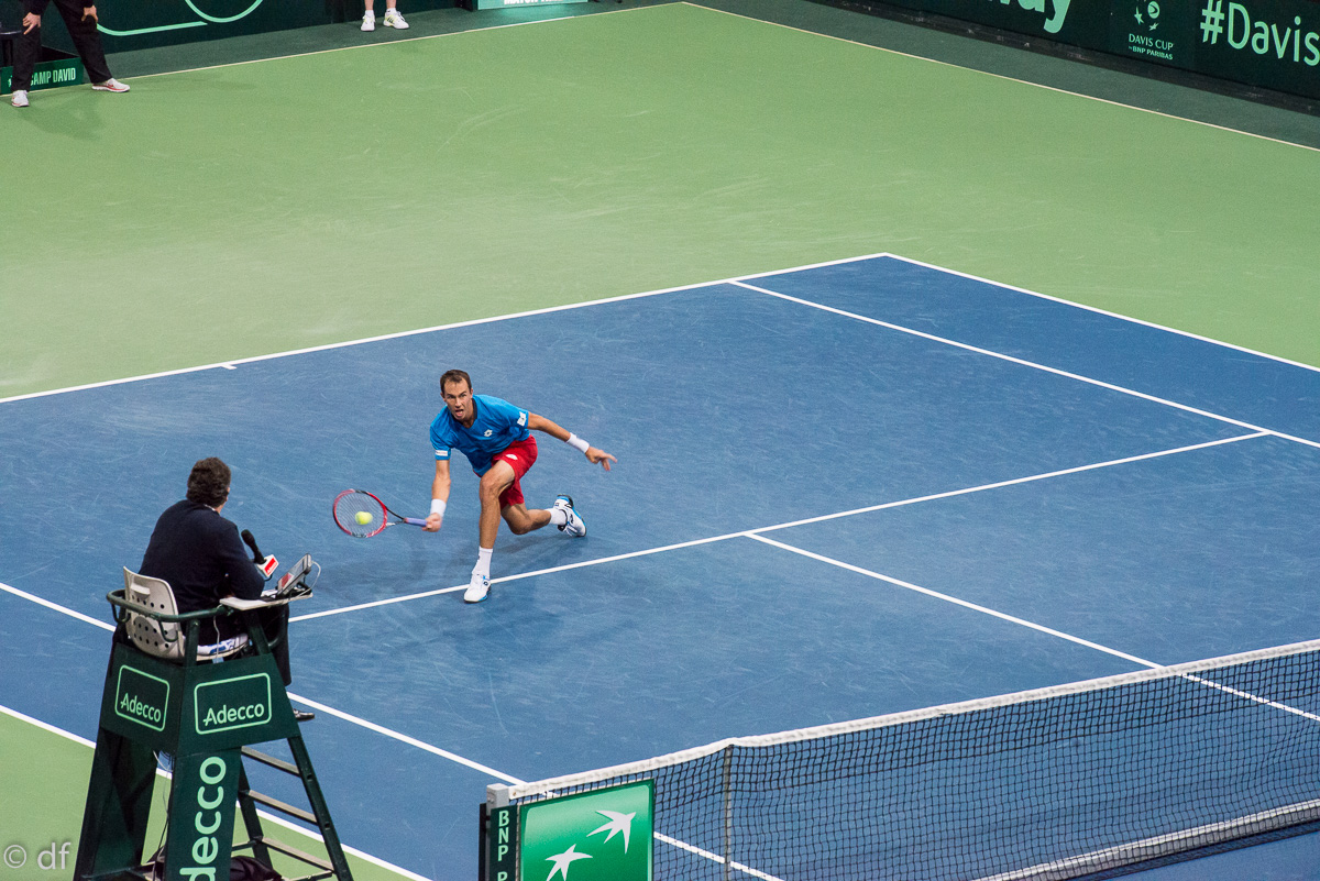 Davis Cup Deutschland - Tschechien, 04.03.2016, Nikon D800/2.8/70-200