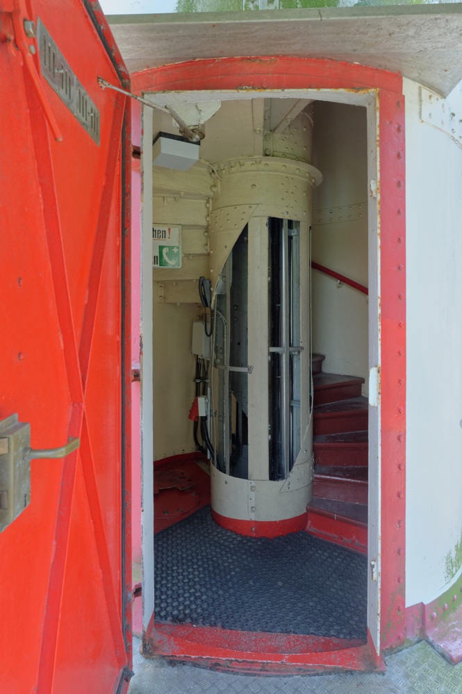 der Eingang in den Treppenturm.