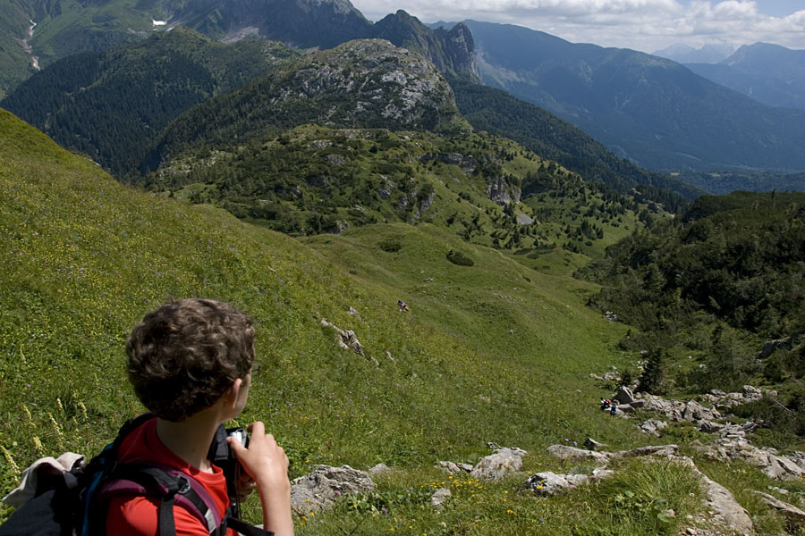Der leichte Weg, Blick Richtung Italien