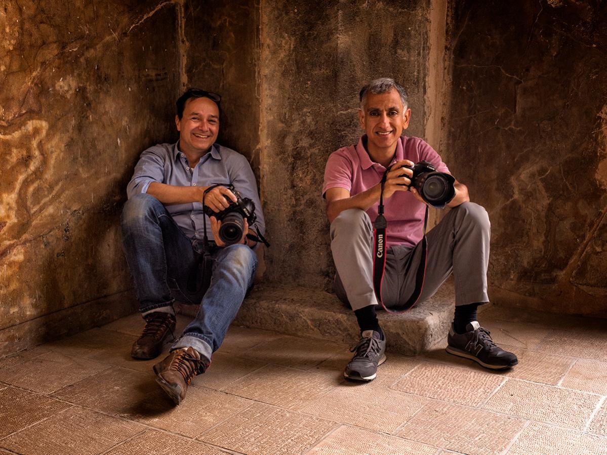 Deutsch-Iranische-Freundschaft: Ich und mein Kollege Mehran Khadem-Awal - jetzt bieten wir gemeinsam die IRAN-Fotoreise im Oktober an! :-)