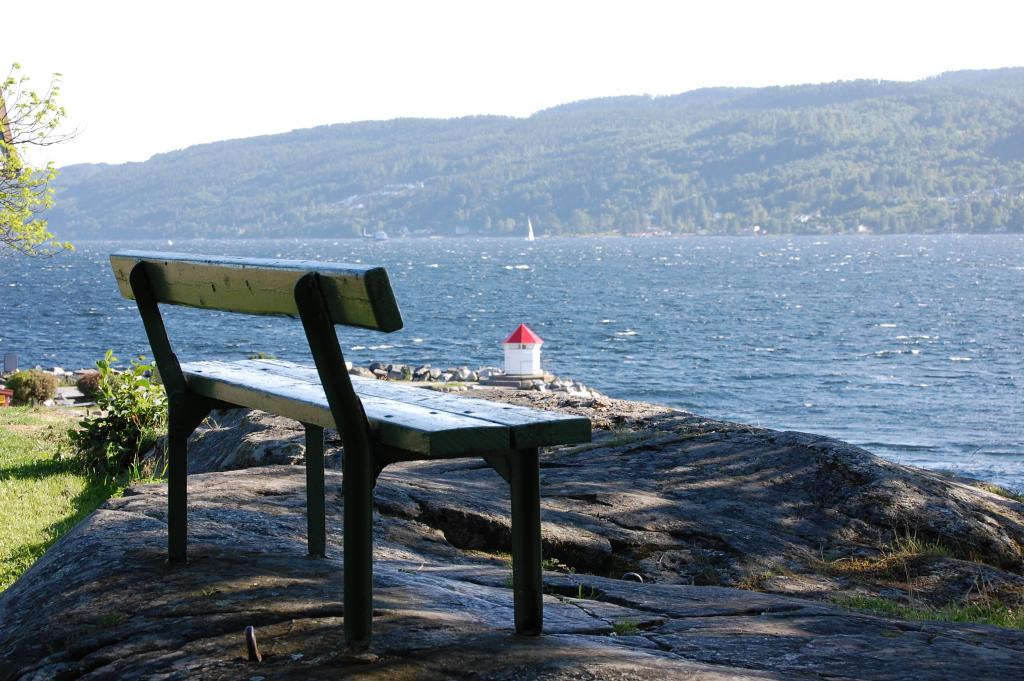 Die andere Bank am Fjord - Drøbak