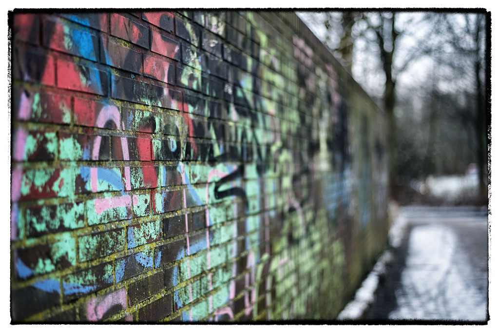 Die Graffiti-Mauer