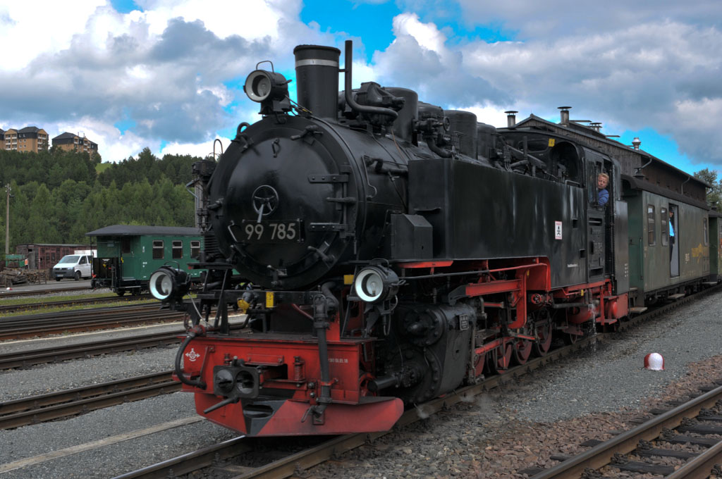 Die Lok im Erzgebirge