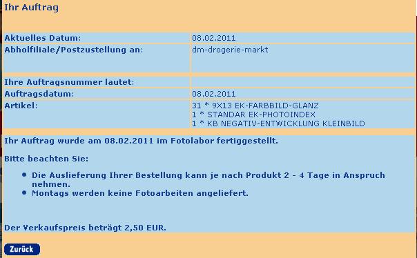 dm foto Rechnung Geschwindigkeit
