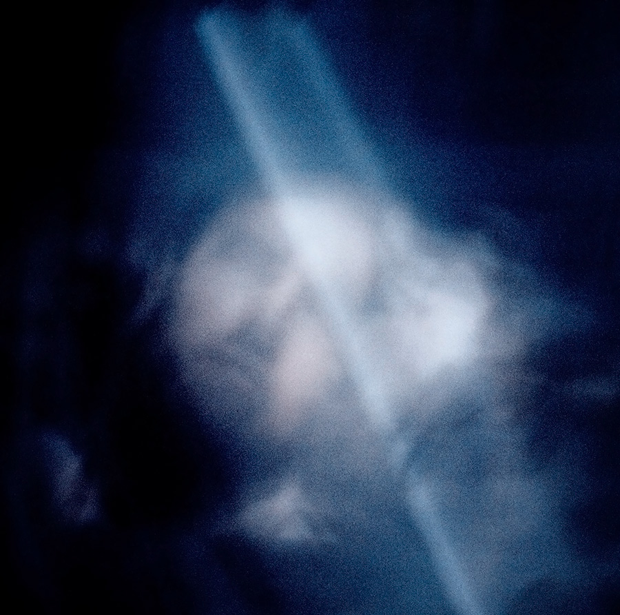 Doppelbelichtung, Lochblende, Selbstportrait