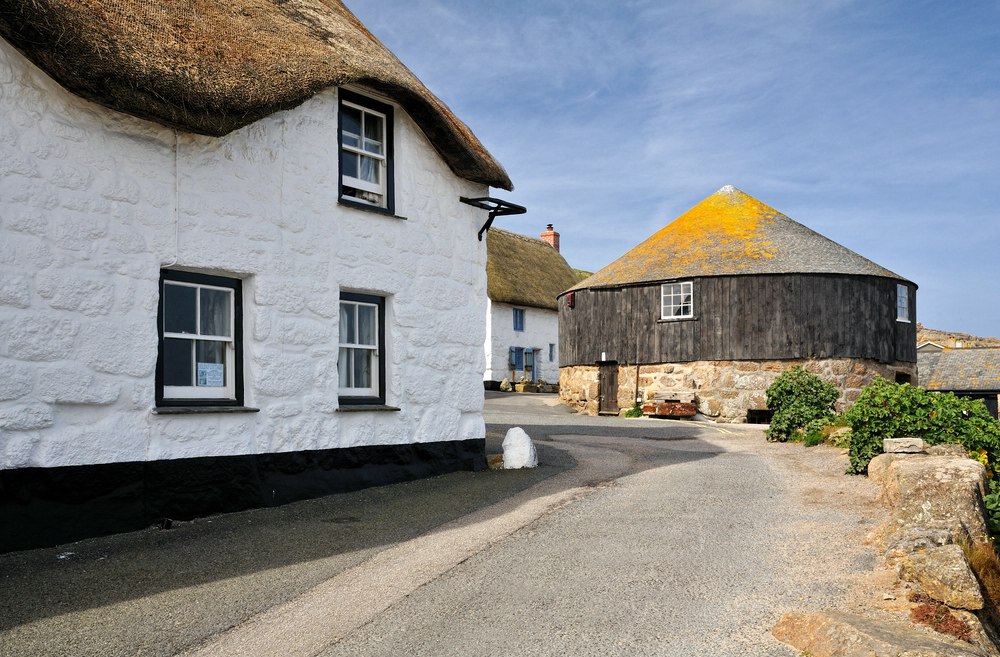 Dorfstraße in Sennen Cove