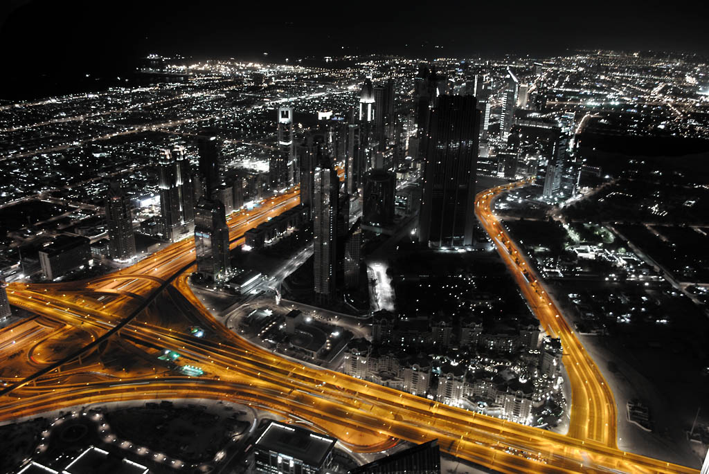 Dubai at night