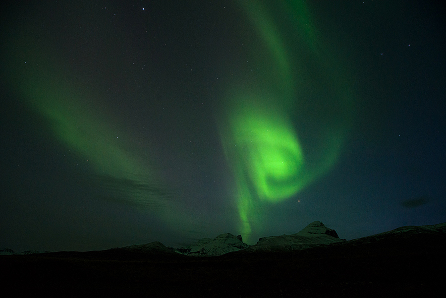 Dyrfjöll Polarlicht