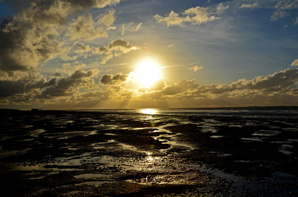 Ebbe in Cuxhaven Duhnen