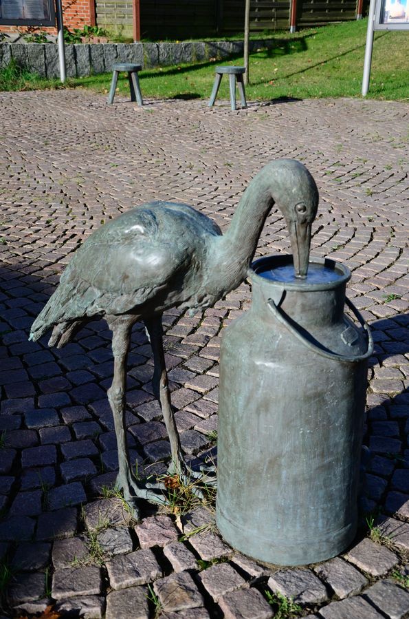 Ein Denkmal auf dem Gelände
der alten Meierei in Eggebek