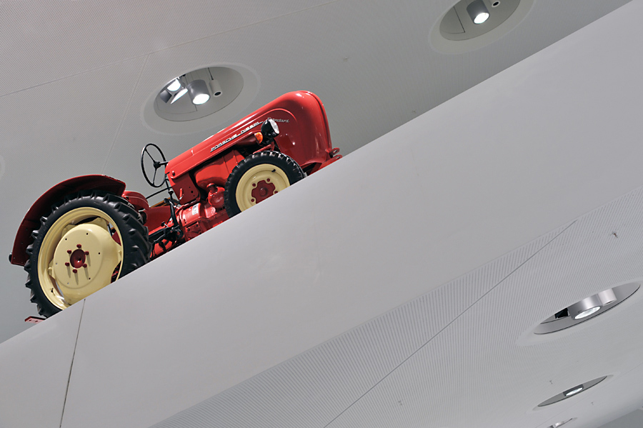 Ein Porsche im Porschemuseum