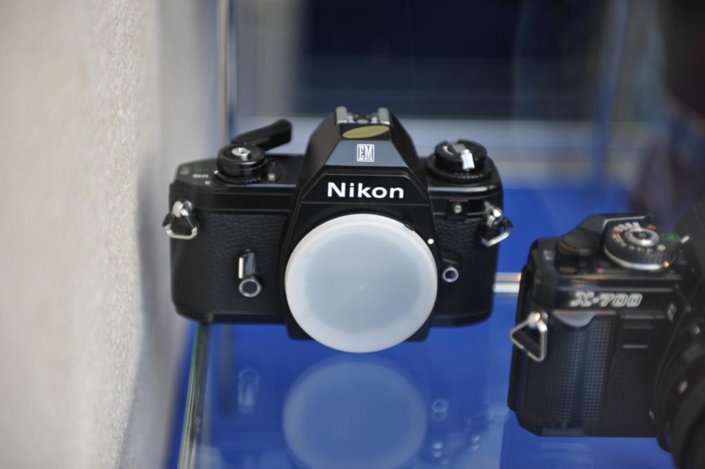 Eine Nikon in einem Fotoladen in Winterthur