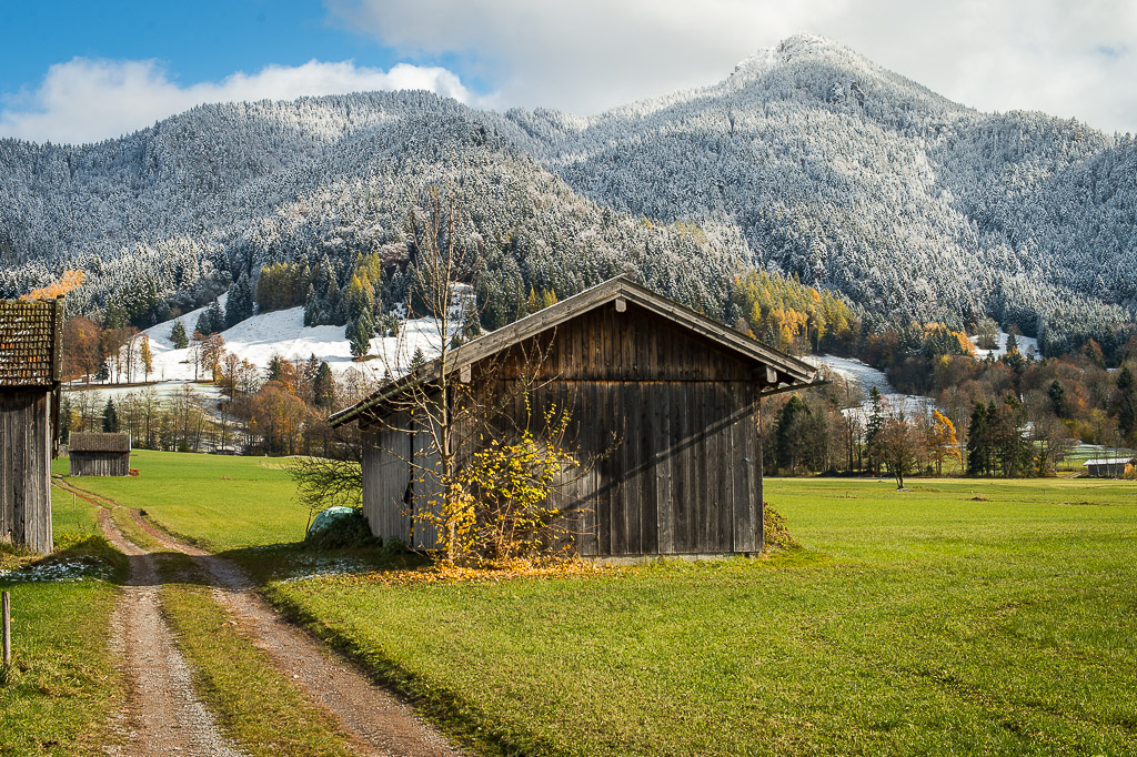 erster Schnee am 8. November