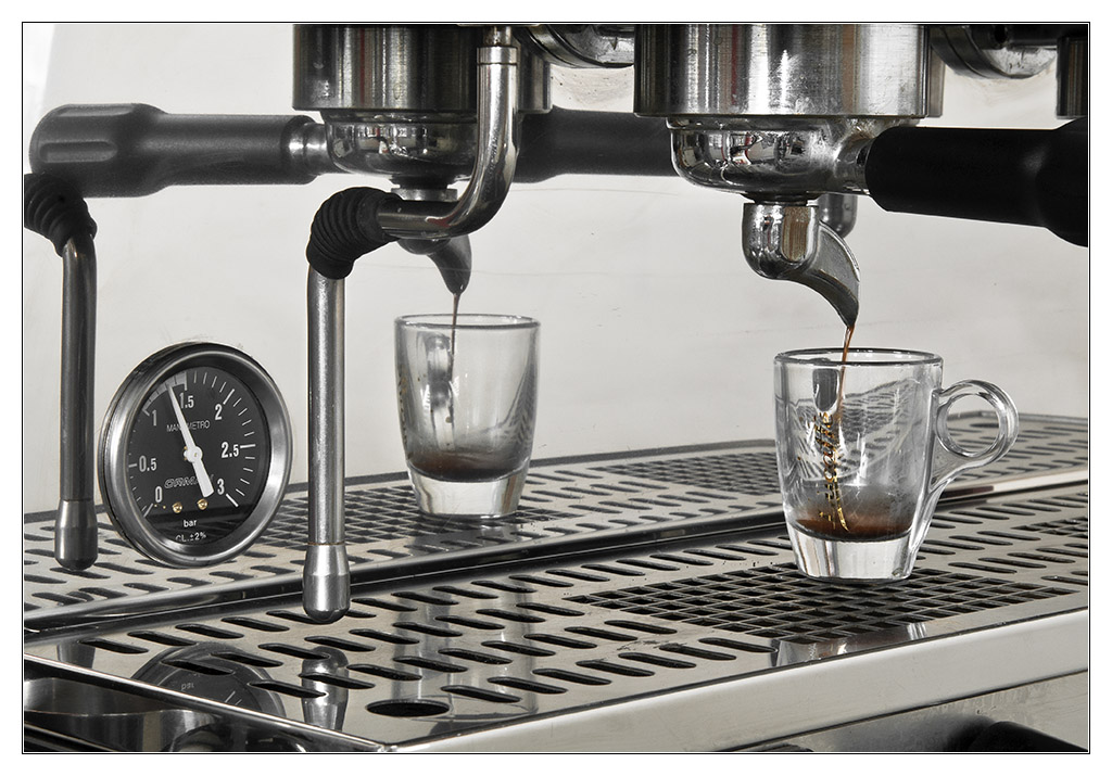 Espresso geblitzt