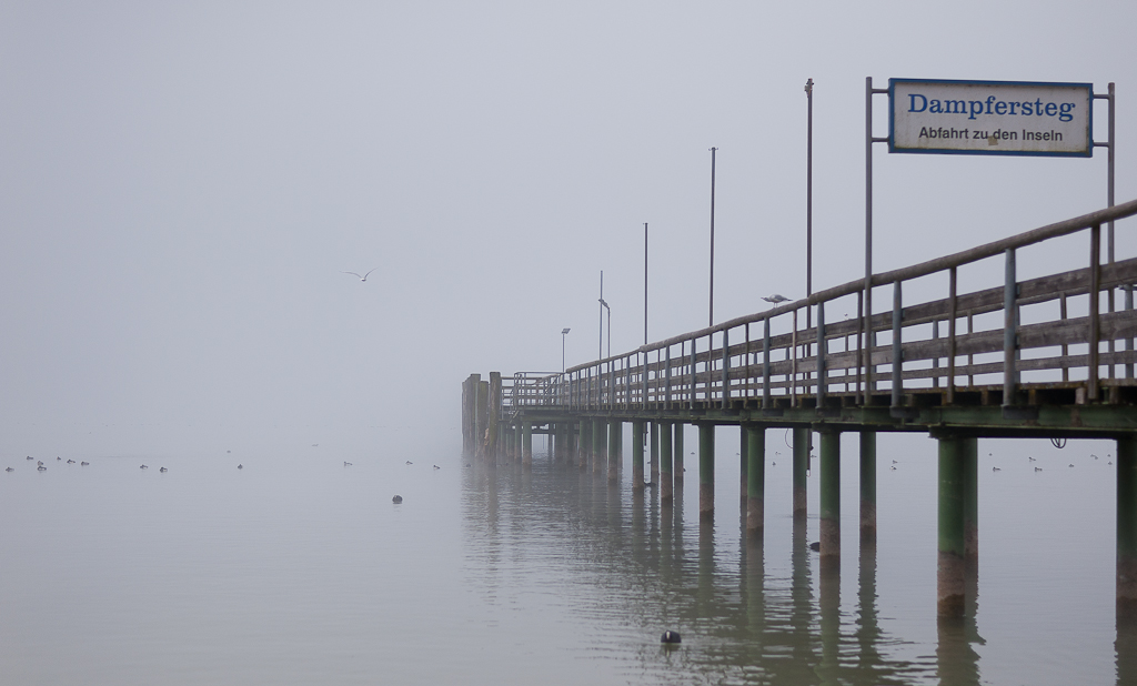 Etwas zuviel Dampf am Chiemsee