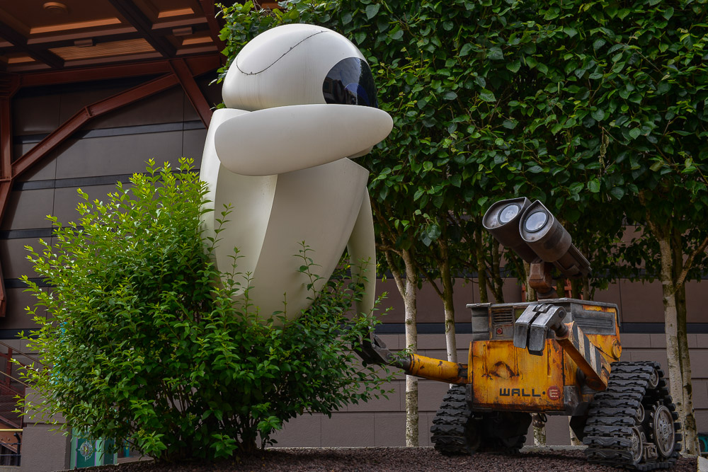 Eve und Wall-E in Paris