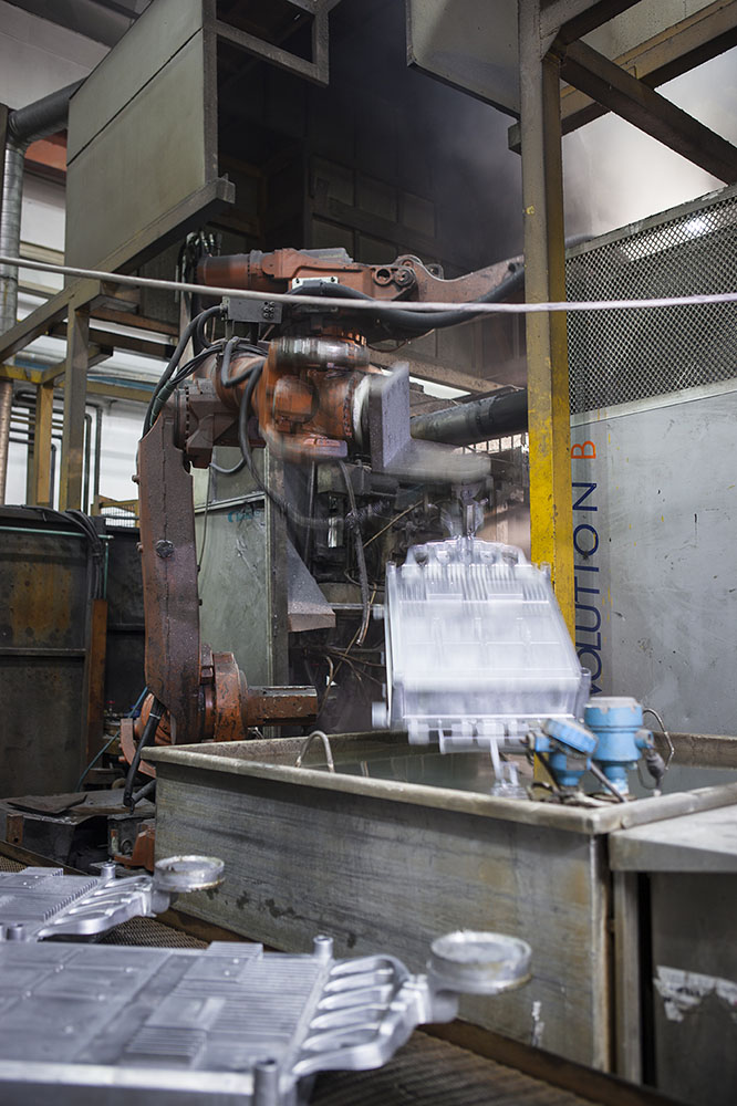 Extracting - Abschrecken im Wassertank
