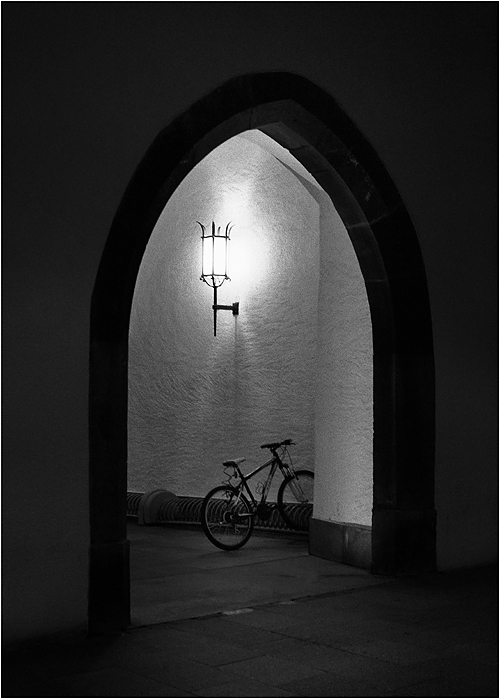 Fahrrad in der Nacht
