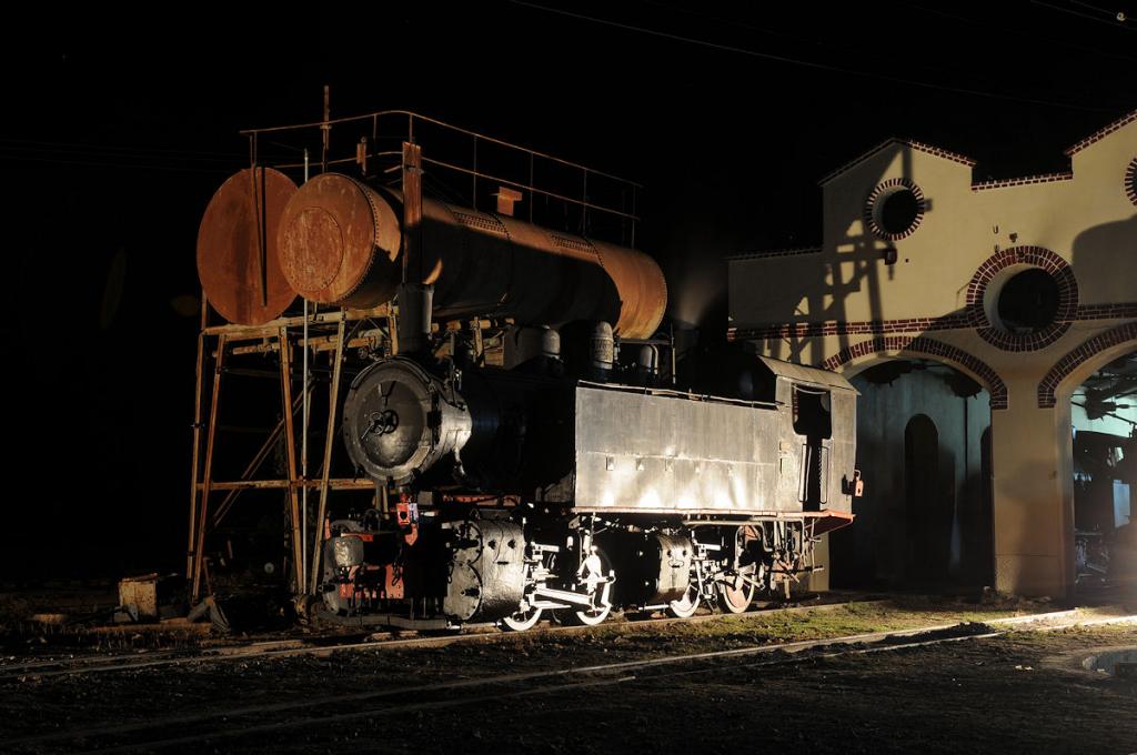 FE 442 054
vor dem Lokschuppen in Asmara
(1905)