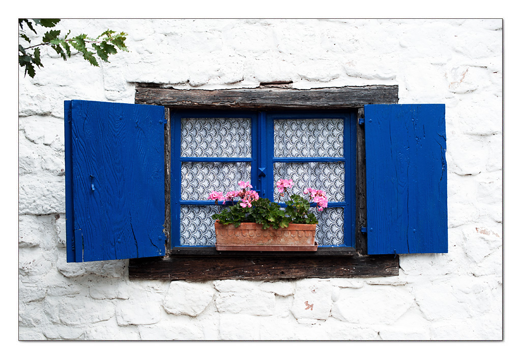 Fenster mit Laden