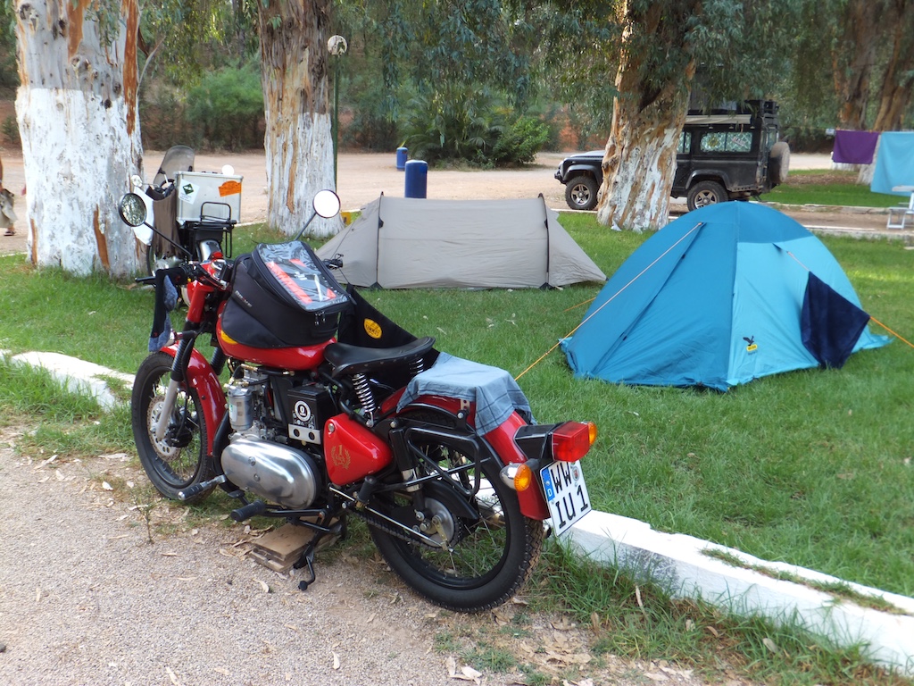 Fes, Camping Hinfahrt