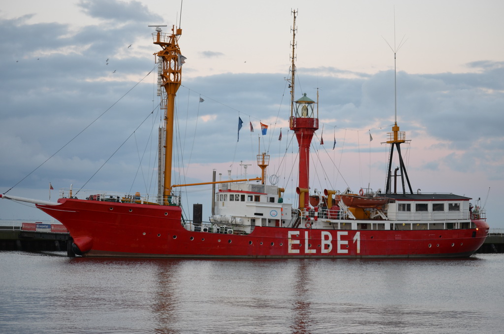 Feuerschiff mit Heimathafen Cuxhaven