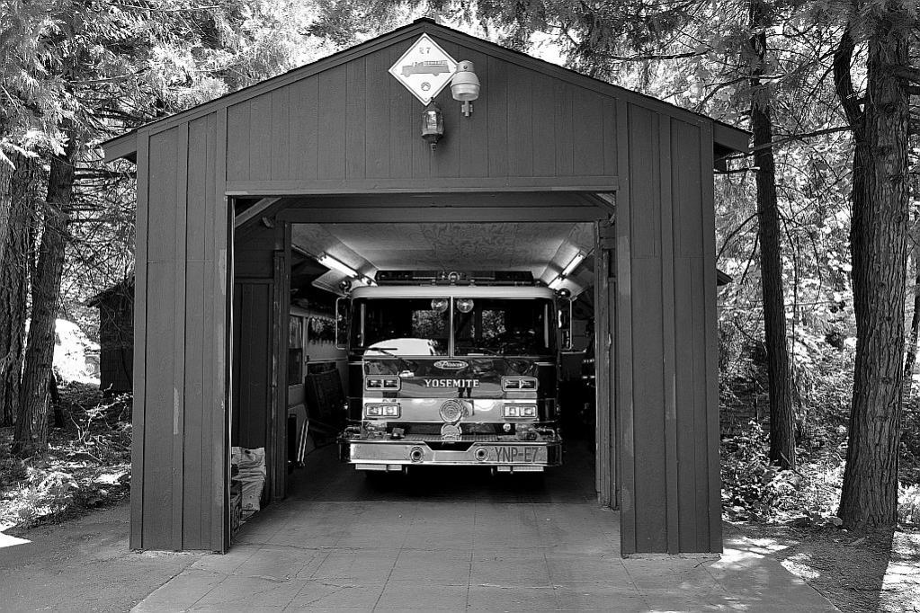 Feuerwehr in Yosemit