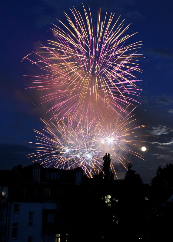 Feuerwerk fertig