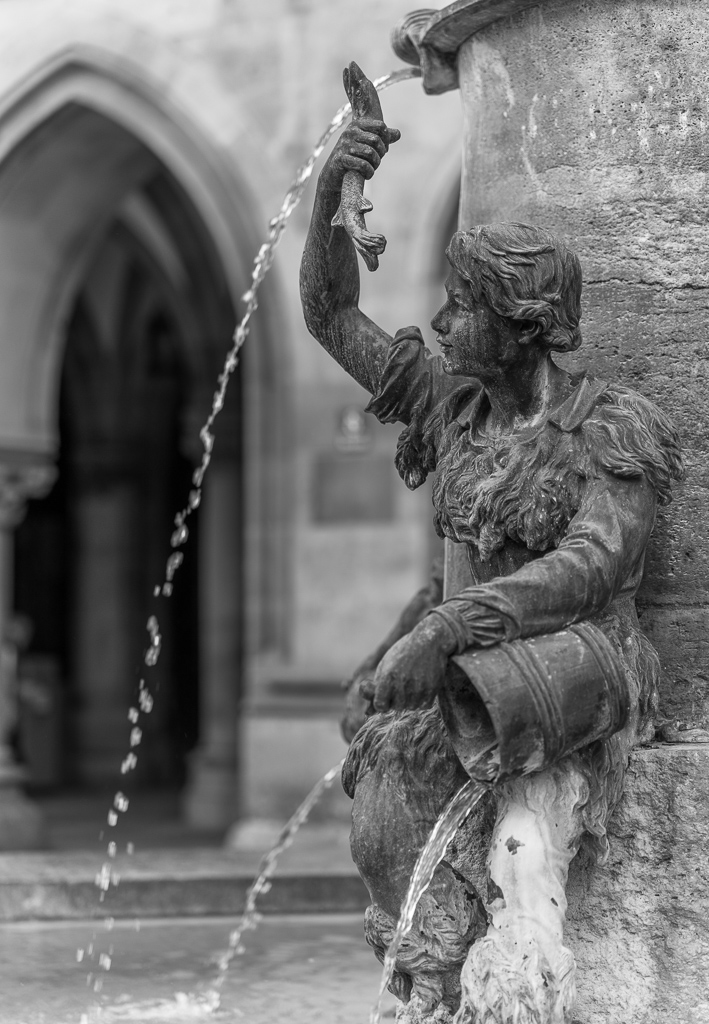 Fischbrunnen am Münchner Rathaus
