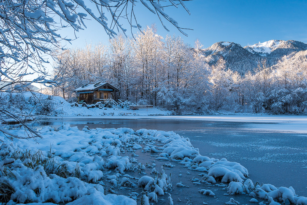Fischweiher Winteranfang