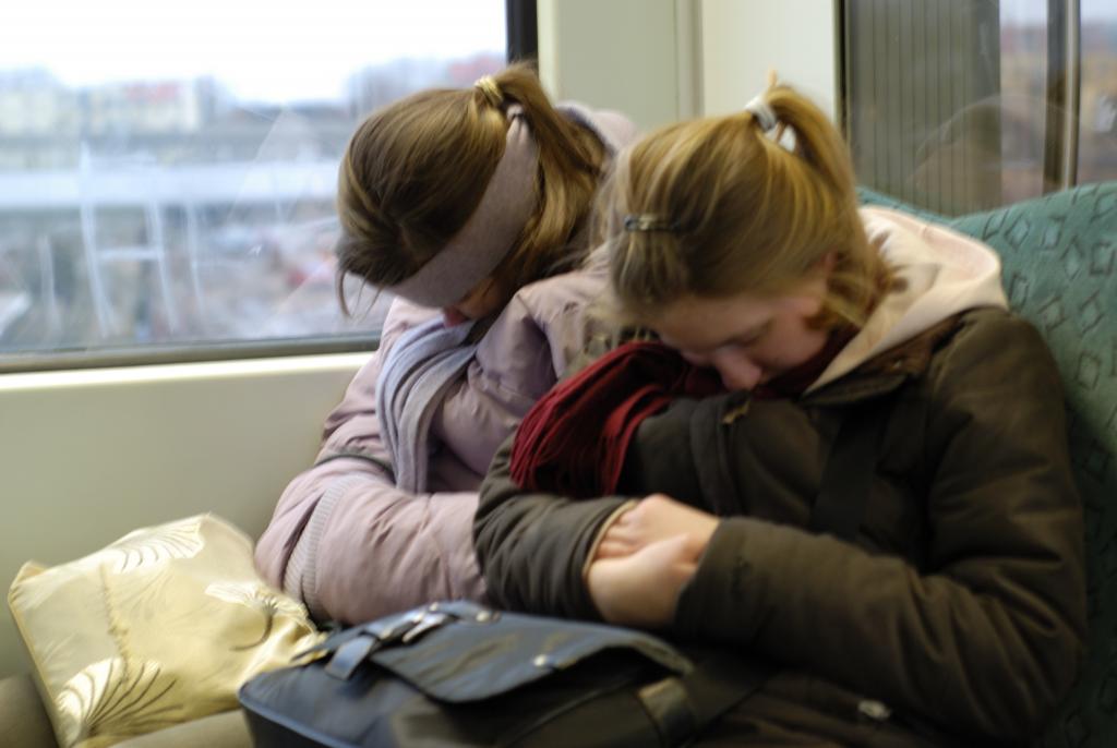 Früh am Morgen in der S-Bahn