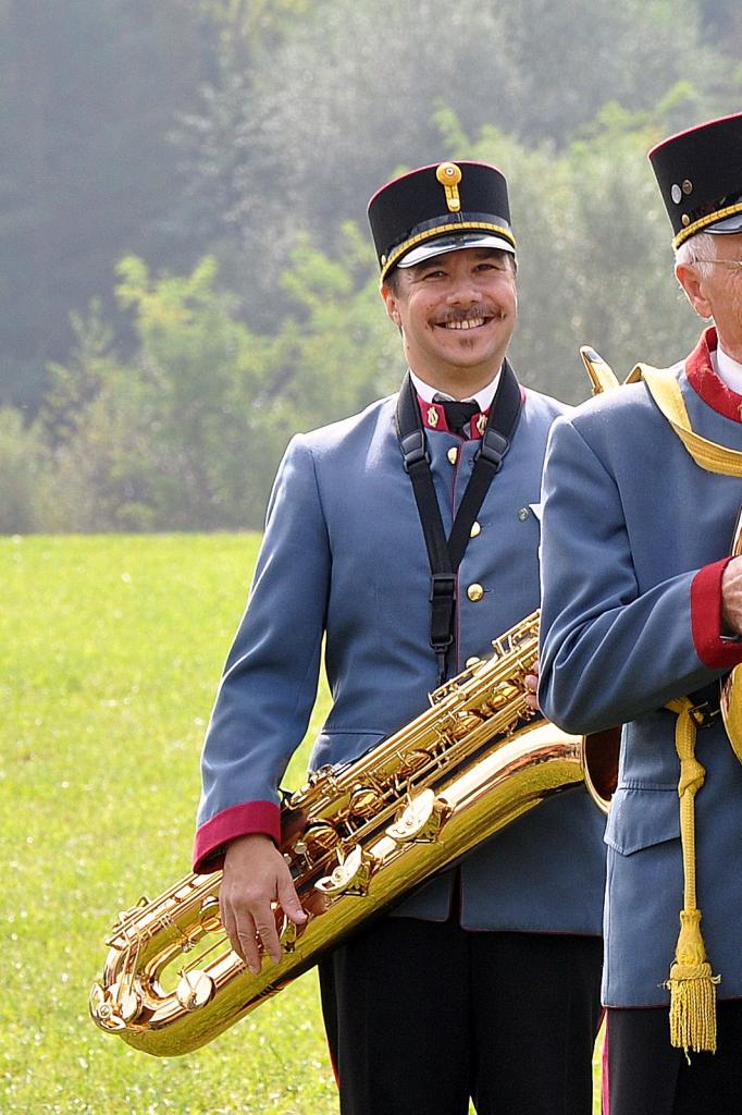 Franz Peter und sein grosses Instrument