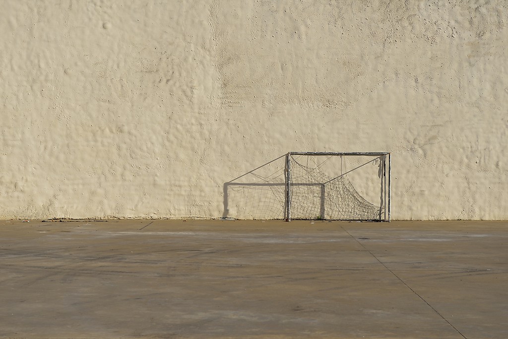 Fussballplatz in Lisboa