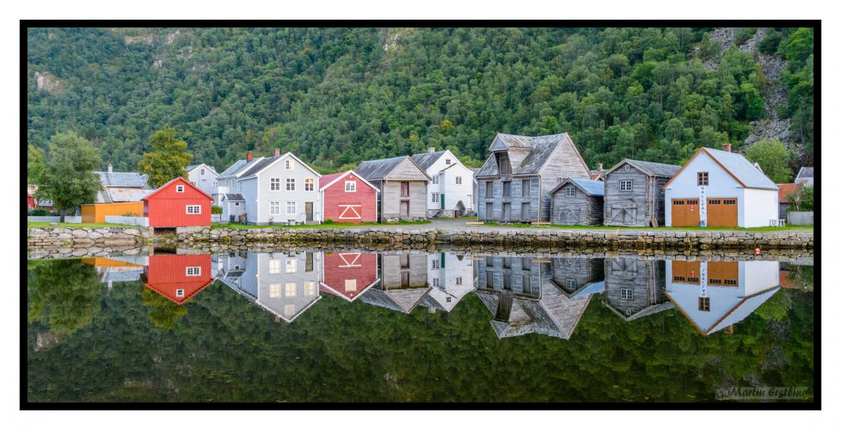 Gamla Lærdalsøyri - das alte Laerdal, Norwegen