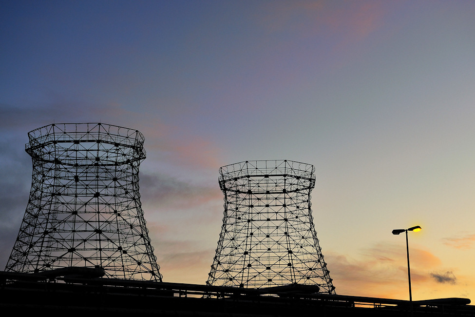 Gasometer - Kokerei Zollverein 11/2009 - Die weiße Seite