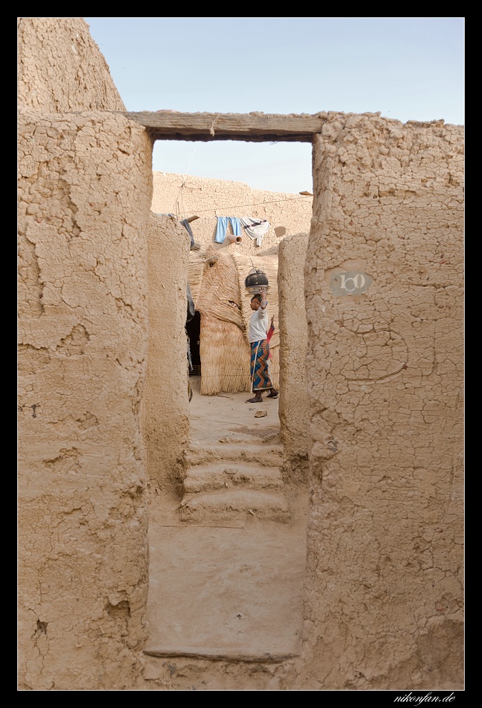 Gasse in Djenne`