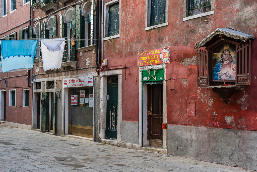 Gasse in Venedig Castello